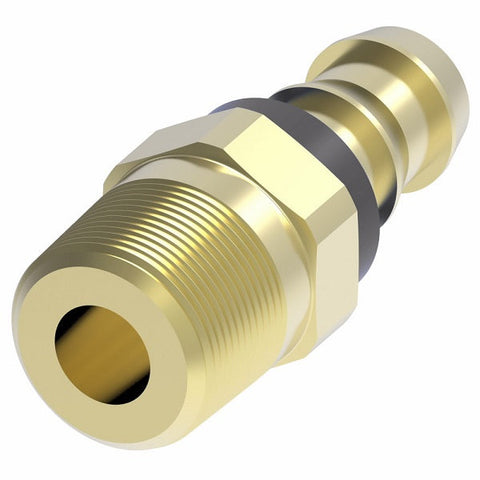 Fitting (Reus) Brass -6 hose x -4 MP