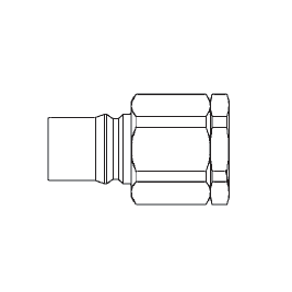 Coupling, HK Series, Male