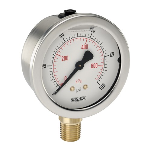 Pressure Gauge, 300psi, SS Case, 2-1/2"