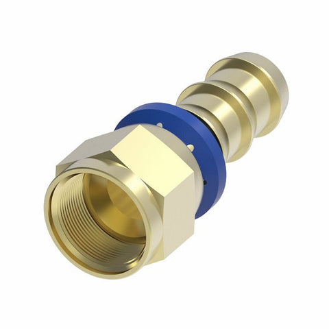 Fitting Push Lock Brass 3/8" Fjic