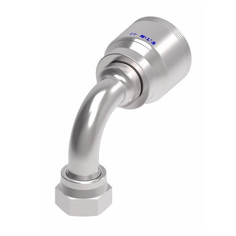 Crimp Fitting, 4W, -16 Fem ORS, 90 Deg.