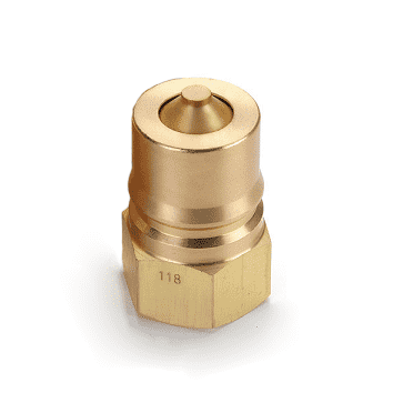 Cplng, 1/4", Male, Brass HK Series