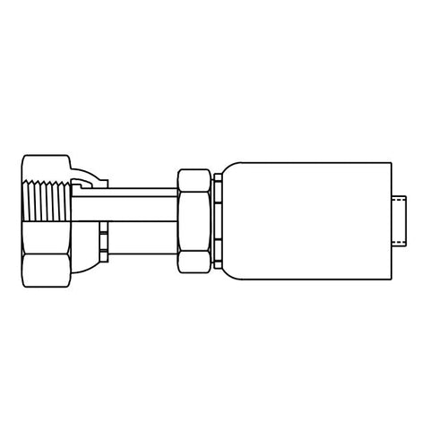 AEROQUIP FJ9480-0606S PLYN FTG