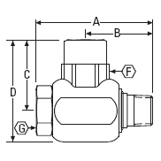 AEROQ FS65007-0808-01 SWIVEL