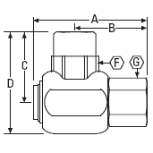 AEROQ FS65008-0808-01 SWIVEL