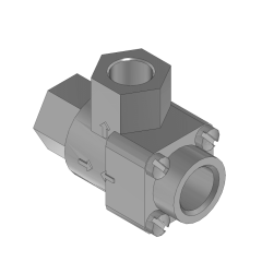 SHUTTLE VALVE 1/4" SS LOW TEMP