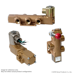 4-WAY VALVE, LOCKING LATCH, 24VDC