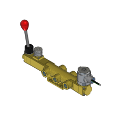 VALVE 4-WAY 3/8" LATCHING NAT GAS EXPLPR