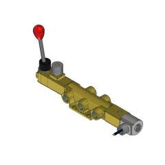 VALVE 4-WAY 1/2" SOL/LATCHING 12VDC