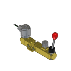 VALVE 3-WAY LATCHING NAT GAS EXPL PROOF