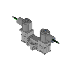 VALVE 3-WAY 1/4" DBL SOL SS EXP PROOF