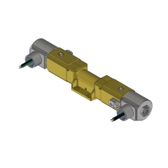 VALVE 4-WAY 1/4" DBL SOL COLD TEMP12VDC