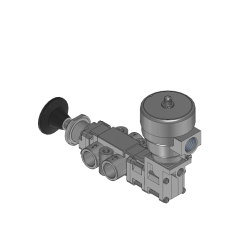 3-Way Valve, SST, 24VDC