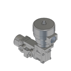 VALVE 3-WAY N/C 1/4" SS HIGH TEMP EXPLO