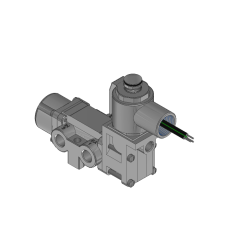 Valve, 3-Way, SST, 24VDC