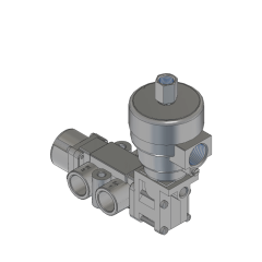 Valve, 3-Way, SST, 24VDC