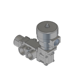 VALVE 3-WAY N/C 1/2" SS WORLD SOLENOID