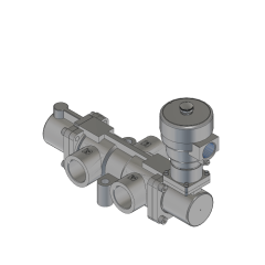 Valve, 3-Way, SST, 24VDC