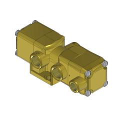 VALVE 1/4" TWO-INLET SELECTOR NAT GAS