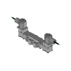 VALVE DBL SOL 3/8" SS 3-POS EXPL PROOF