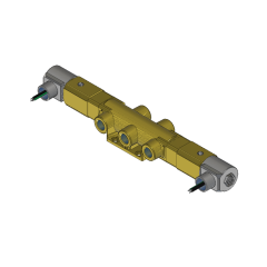 VALVE DBL SOL 3/8" 3-POS  24VDC