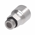 Crimp Fitting, -10 Male SAE, Strt