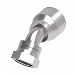 Crimp Fitting, -20 Fem JIC, 45 Deg